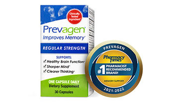 3rd Year in a Row, Prevagen® Selected As #1 Pharmacist Recommended Memory Support Brand In 2021 Pharmacy Times Annual Survey